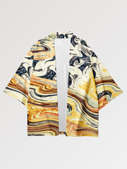 Haori in its abstract pattern for an urban style