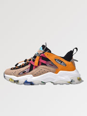 the Harajuku chunky sneakers is a sneaker with bright colors and Japanese style