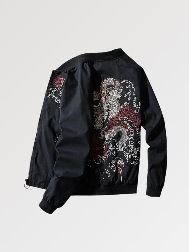 Soak up the power of Ryu Jin by wearing our japan bomber jacket