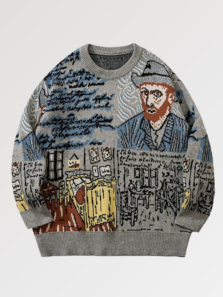 You will easily recognize all the iconic elements in this japanese aesthetic sweater