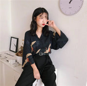 japanese down blouse