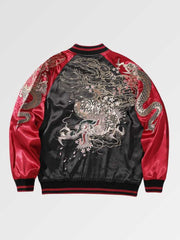 A great classic japanese dragon bomber jacket for fans of the culture of the land of the rising sun