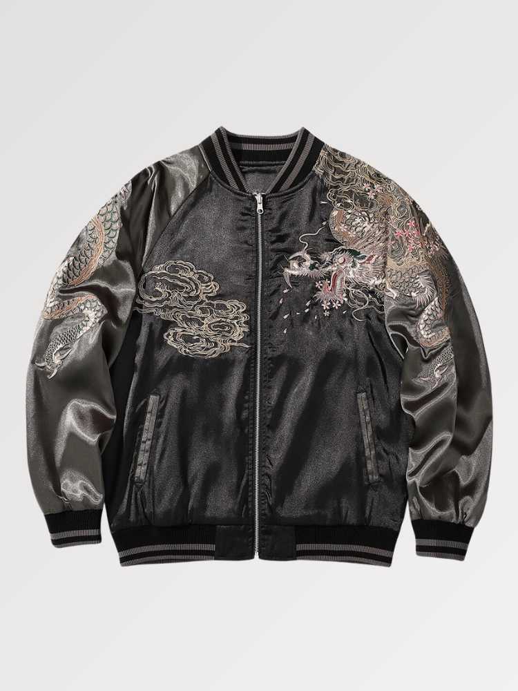 Japanese Dragon Bomber Jacket 'Ryu'