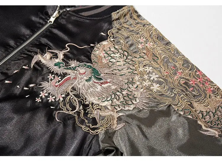 Japanese Dragon Bomber Jacket 'Ryu'