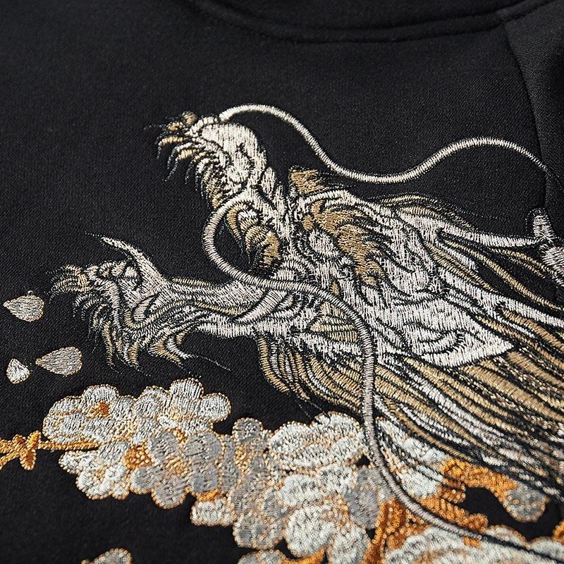 Japanese Embroidered Hoodie 'Seto'