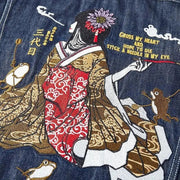 We have designed for you the ideal japanese embroidery jacket for your travels