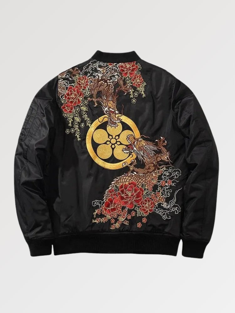 Japanese Floral Bomber Jacket