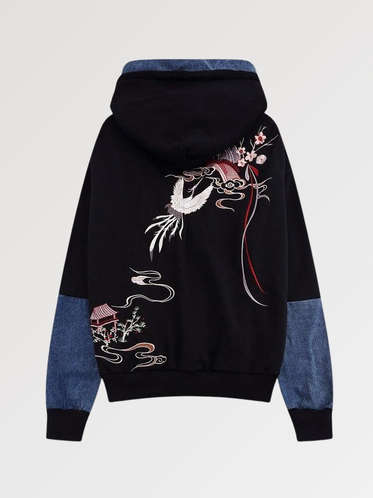 Japanese Floral Hoodie