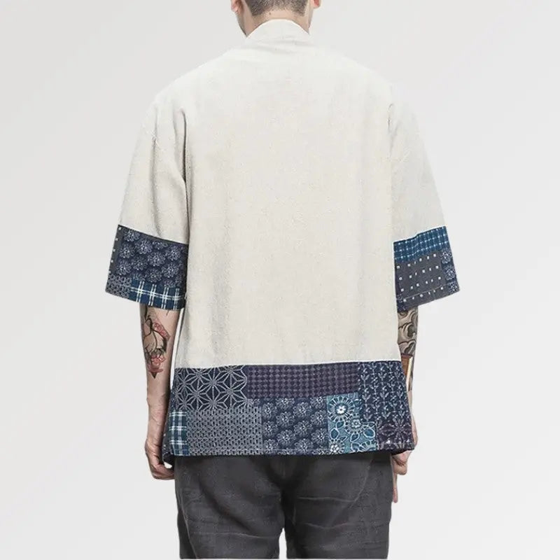 Japanese Kimono Jacket Mens 'Mitsuo'