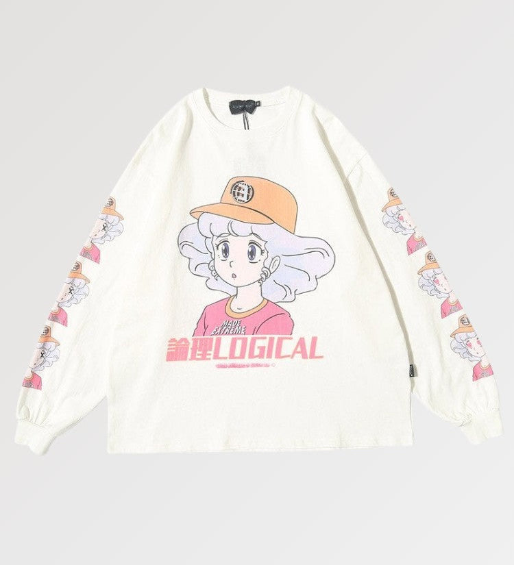 Japanese Long Sleeve Shirt 'Logical'