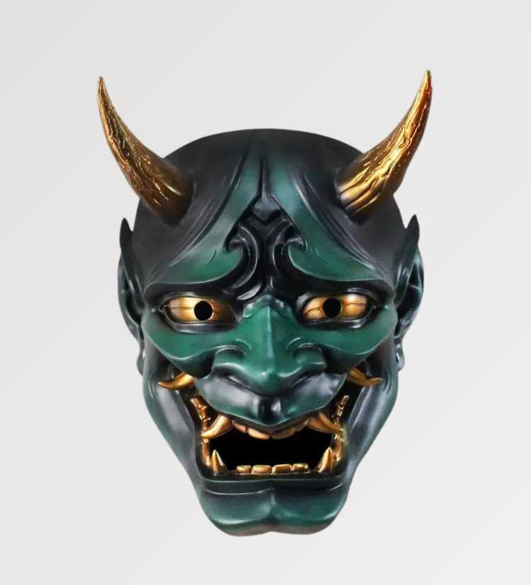 Japanese oni mask
