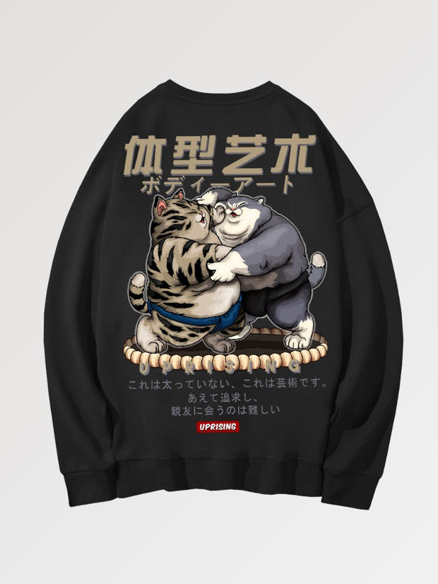 All the strong symbols of Japan are gathered on our japanese printed sweatershirt