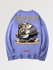 Japanese Printed Sweatshirt 'Hamatesano'