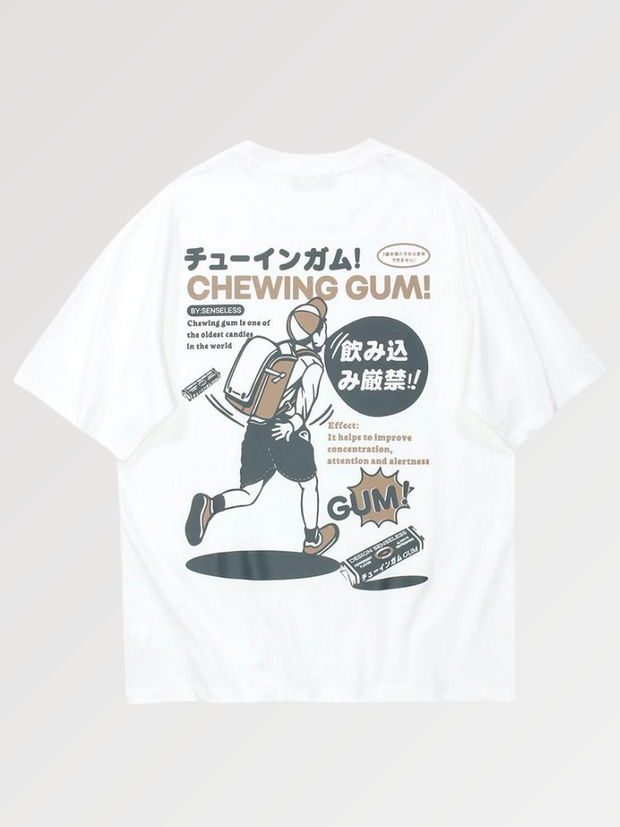 Japanese style t-shirt for men with iconic Japanese illustration