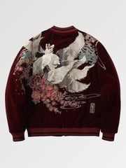 Discover the Japanese culture by getting closer to the Kitsune on our high-end japanese sukajan jacket