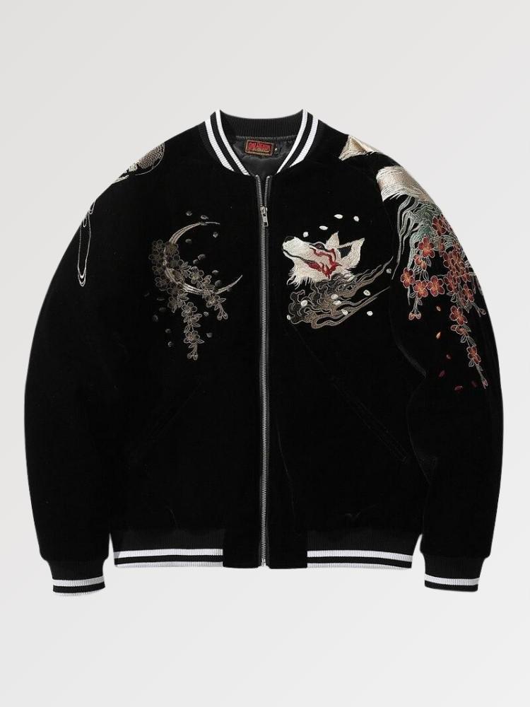 Japanese Sukajan Jacket 'Kitsuneki'