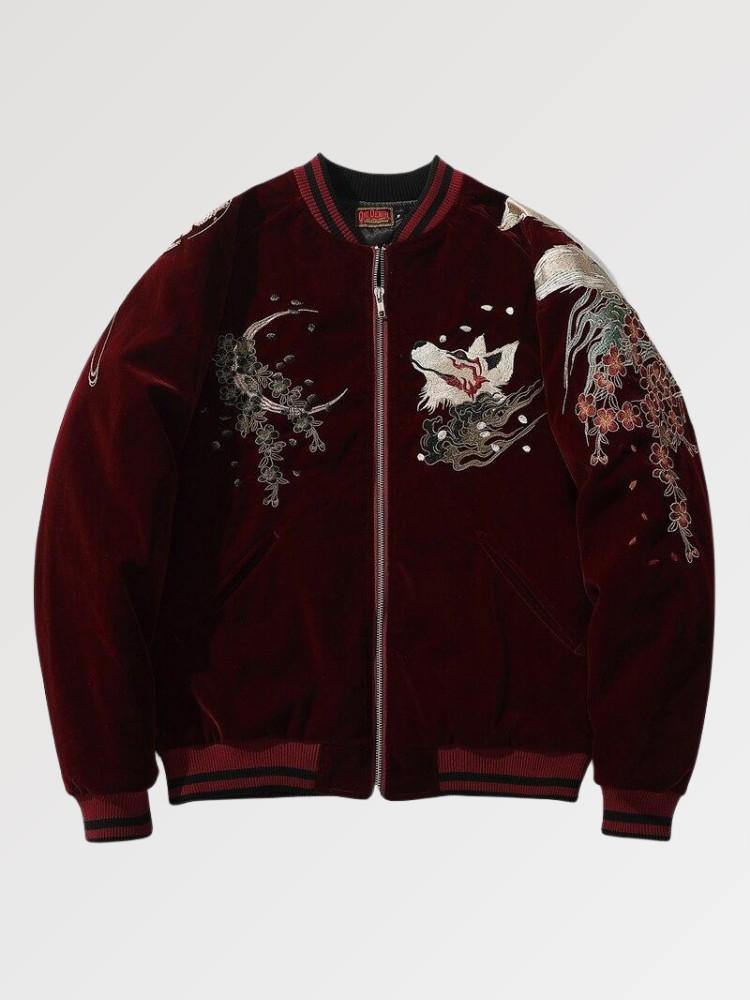Japanese Sukajan Jacket 'Kitsuneki'