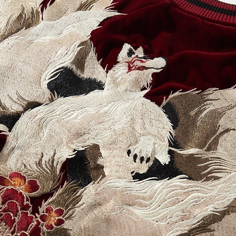 Japanese Sukajan Jacket 'Kitsuneki'