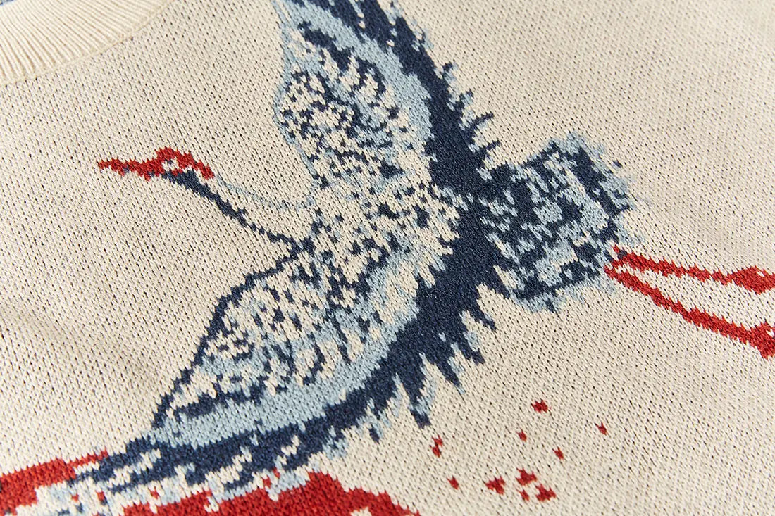 Japanese Wave Sweater 'Kanagawa'