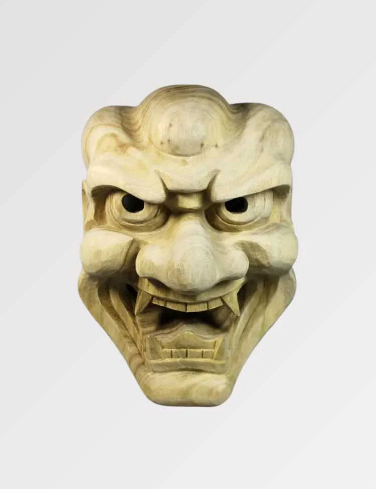 Japanese Wooden Mask