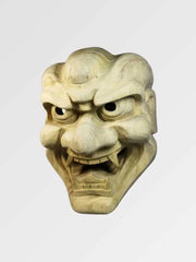 Japanese Wooden Mask 'Shiata'