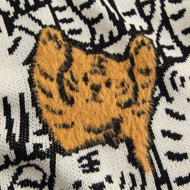 Kawaii Japanese Cat Sweater &