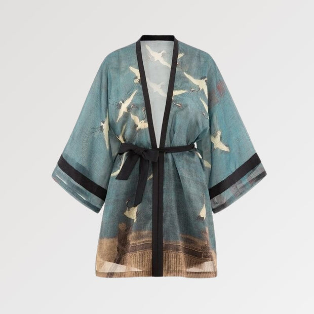 The kimono bathrobe women will be ideal to spend a colorful summer