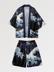 Kimono Set 'The Big Wave'