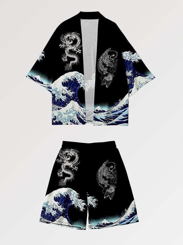 Kimono Set 'Kanagawa'