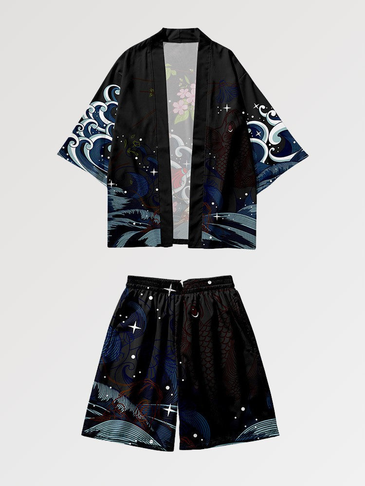 Kimono Set 'Koi x Sakura'