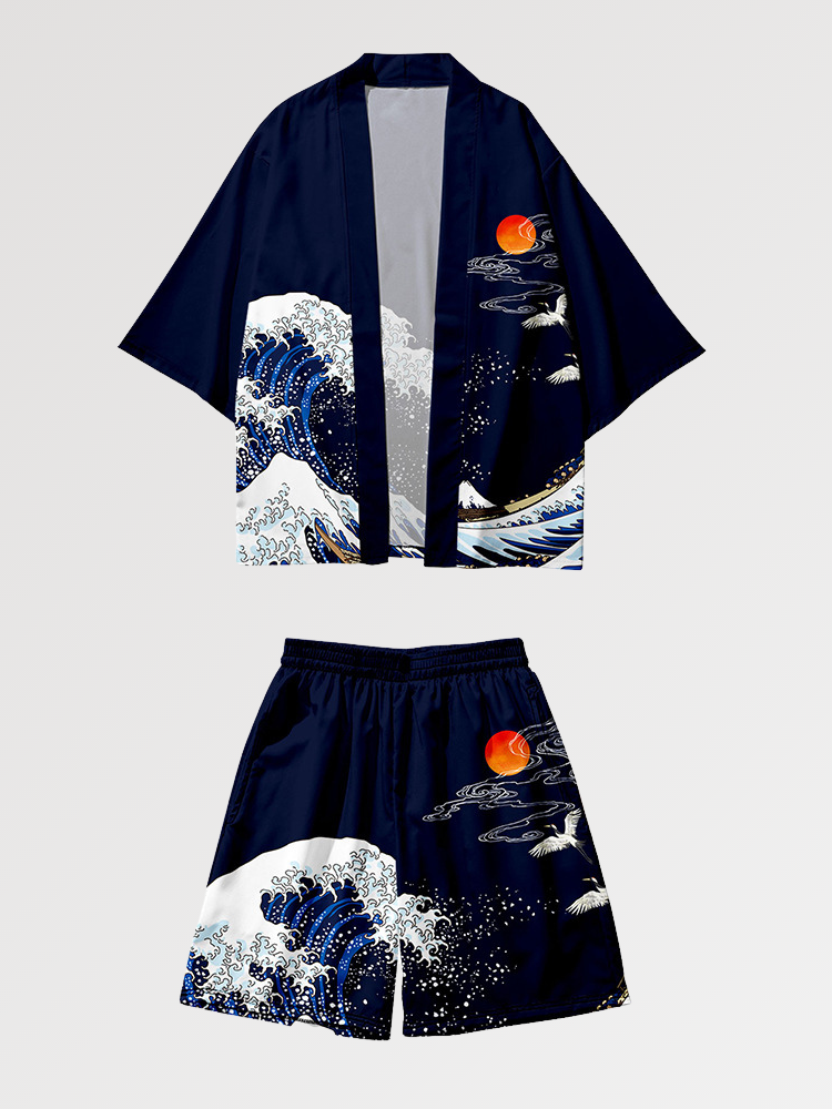 Kimono Set 'Okinawa Fish'