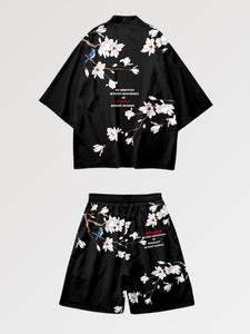 Kimono Set 'White Sakura'