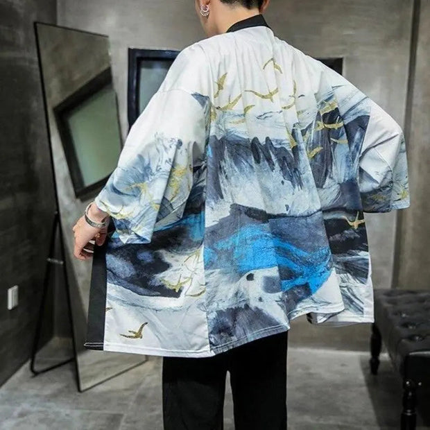Mens Kimono Coat