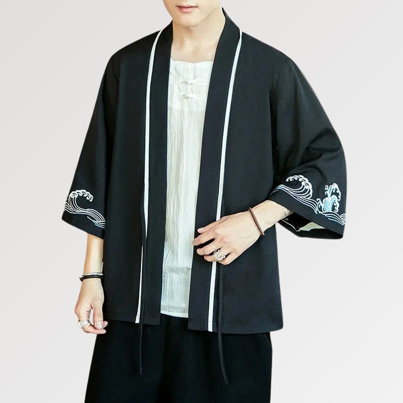 Mens Kimono Shirt Pattern | Japan-Clothing