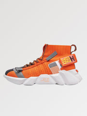 Orange Platform Sneakers
