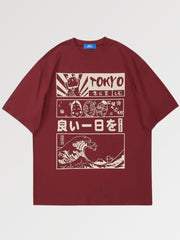Oversized Japanese T-Shirt 'The Storm'