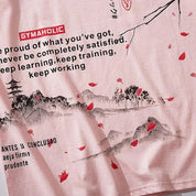 Pink Japanese Shirt 'Inazawa'