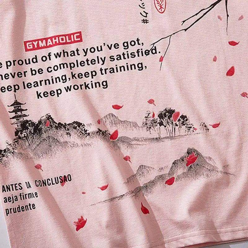 Pink Japanese Shirt 'Inazawa'