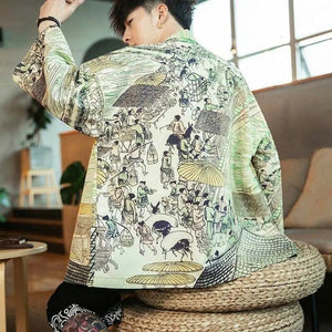 Printed Kimono Jacket 'Kaito Edition'