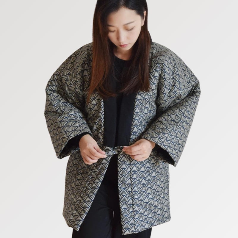 Quilted Kimono Jacket | Japan-Clothing
