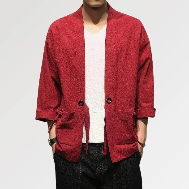 Red Kimono Jacket