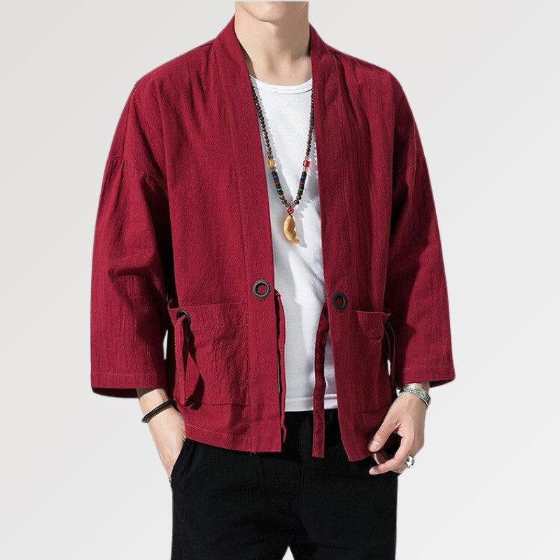 Red Kimono Jacket 'Yuudai'