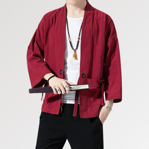 Red Kimono Jacket &