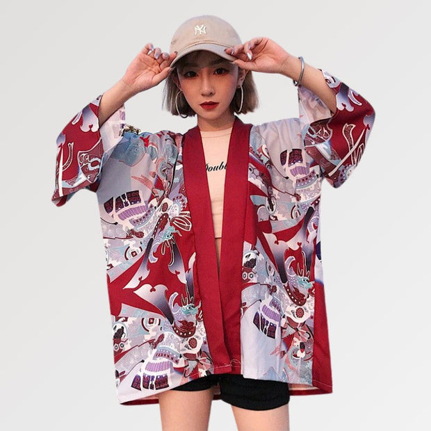 Red Kimonos for Women &