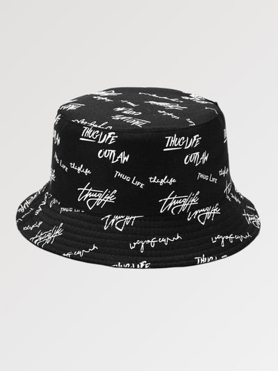 Reversible Bucket Hat 'Outlaw Script'
