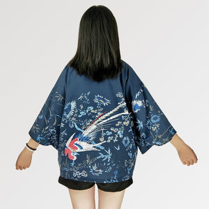Silk Kimono Jacket 'Soraka'