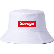 Side view of streetwear hat with red box patch — black cotton, stussy streetwear hat alternative