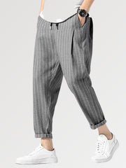 The striped pants man, which have become a true best-seller in chic, classy and streetwear casual fashion