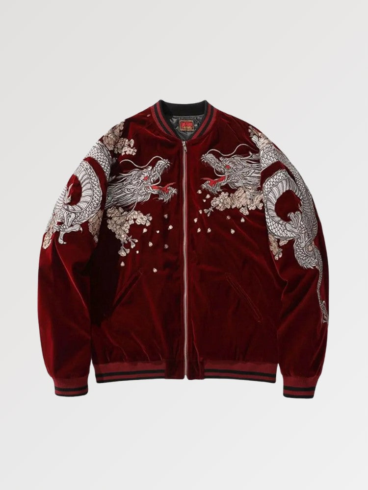 Sukajan Souvenir Jacket 'Ryu Bushido'