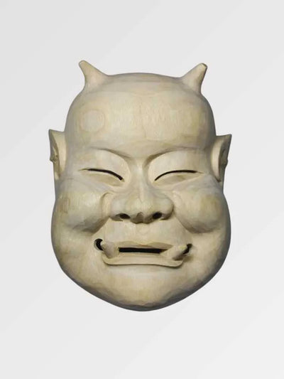 Traditional Japanese Mask 'Shiata'